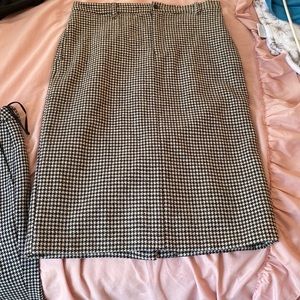 Vintage Ralph Lauren Houndstooth Skirt